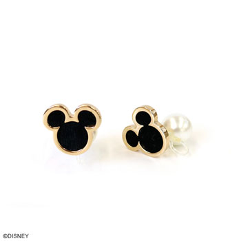 DISNEY COLLECTION<br>【WEB限定】ミッキーマウス/バックパールイヤリング
